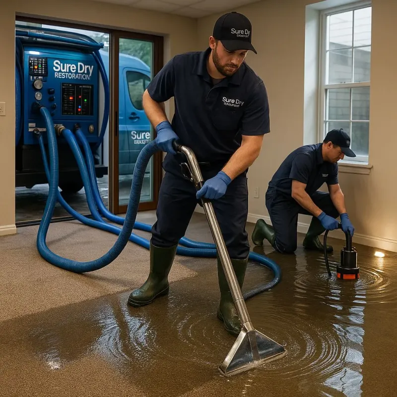 Water Extraction and Removal process in Celina, TN